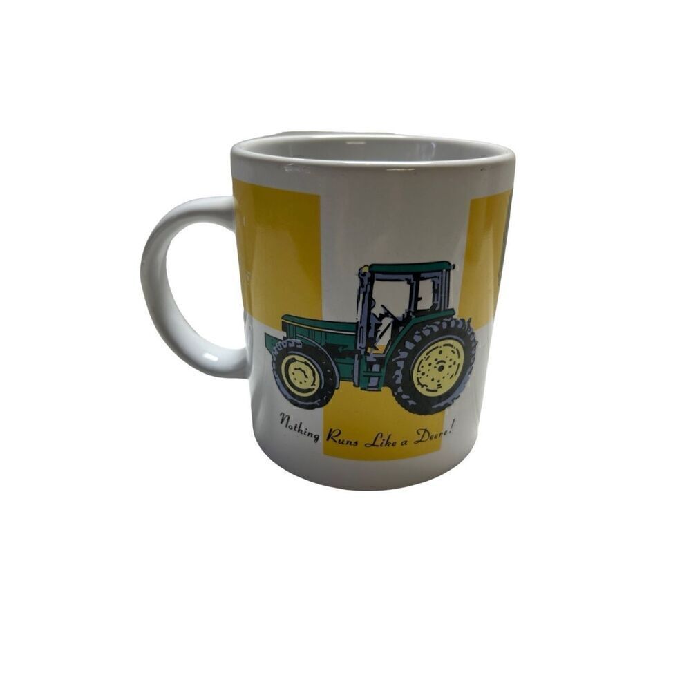 John Deere Mug by Gibson Nothing Runs Like a Deere Tractor Can for size referenc